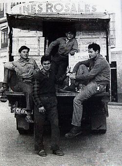 Un camión de reparto en 1955. / Inés Rosales