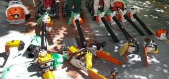 Diputación suministra 90 unidades de maquinaria para limpieza de parques y jardines en pueblos pequeños