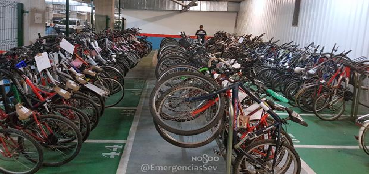 Las bicicletas sólo pueden ser reclamadas si el dueño ha denunciado y aporta la factura de la compra - ABC
