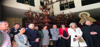 Patricia Pozo, Consejera de Cultura y Patrimonio Histórico de la junta de Andalucía visita la Parroquia